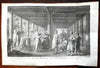 Dancing Women Ulitea Pacific Islands Instruments House Interior 1774 print
