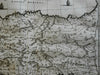 Ottoman Empire Anatolia Cyprus Black Sea Aegean Islands 1661 rare decorative map