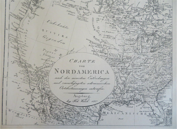 Western United States & Canada Alaska Alexander Archipelago 1903 Walch map