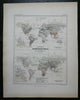 Ruminators & Rodents of the World Rabbits Beavers Camels c. 1855 Blackwood map