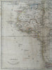 African Continent European Colonies Madagascar c. 1844 A. Baedeker scarce map