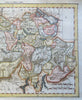 Switzerland Swiss Cantons 1796 Amos Doolittle engraved map w/ hand color