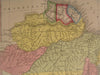Brazil Guyana Paraguay Rio Janeiro Amazon 1850 antique fine Cowperthwait map