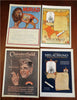 Assorted Cigarette Ads c. 1925-35 period advertisements lovely lot x 11 great