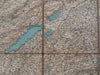 Switzerland Tourist Linen-Backed Map 1881 Luezinger linen pocket travel map