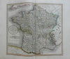 Revolutionary France Divided into Departments 1799 Cary fine folio map