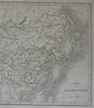 Chinese Empire Japan Tibet Mongolia 1830 engraved map