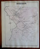 Medfield Township Norfolk County Massachusetts 1871 detailed township map
