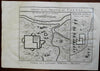 Xian China Shaanxi Province Wei River Military Fortifications 1749 city plan