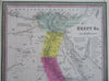 ancient Egypt Sudan Nubia Red Sea Nile River 1850 Cowperthwait Mitchell map