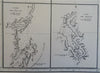 King George Archipelago Chatham Strait 1903 Hoen Edwards historical nautical map