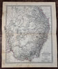 Eastern Australia New South Wales Sydney Victoria 1880 Petermann detailed map