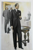Male Fashion huge prints 1915 lot x 5 stylish suits Horse Racing Overcoats