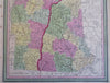 New Hampshire & Vermont New England c. 1850 Cowperthwait Mitchell map