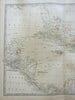 Caribbean Sea West Indies Cuba Jamaica Bahamas Puerto Rico 1868 Johnston map