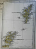 United Kingdom England Scotland Wales 1862 Peterman detailed two sheet map