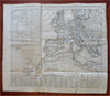 Western Roman Empire Italy France Spain Britain 1720 Chatelain engraved map
