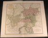 Circle of Austria Venice Tyrol Austria Stiria 1801 Cary folio lovely antique map