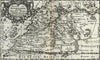Morocco Western Africa 1699 engraved map