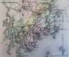 Knox County coastal Maine Rockland Vinal North Haven Thomaston 1893 Stuart map