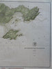 Richmond's Island Harbor Maine 1879 Lambert coastal survey nautical chart