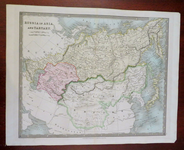 Asia Russian Empire Qing China Independent Tartary 1831 Teesdale Map