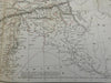 Ottoman Empire Greece Black Sea Turkey Greece 1845 engraved map Delamarche