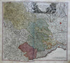 Northern Italy Savoy Piedmont Montferrat Nice Italia c. 1750 Homann map