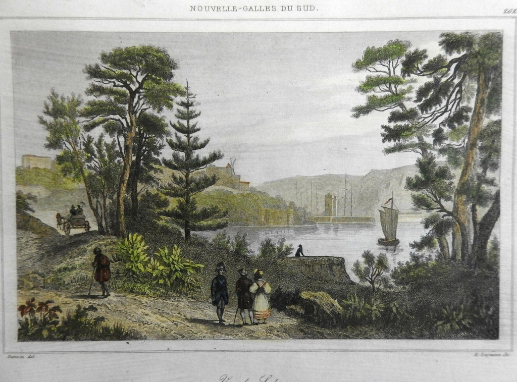 Sydney Australia New South Wales City View Harbor Park 1837 Didot