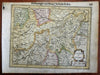 Duchy of Cleves Holy Roman Empire Germany 1638 Mercator map