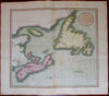 Nova Scotia Newfoundland Gulf St Laurence 1811 John Cary lovely large old map