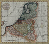 Netherlands 1792 Kitchin old map