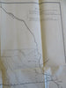 Iowa State Map U.S. Survey Details 1861 Bien lithographed folding map