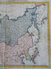 Russian Empire Moscow St. Petersburg Asia Siberia Kamchatka Korea 1777 Bowen map