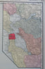 San Francisco California Golden Gate Park 1912 McNally large city plan map