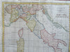 Italian Peninsula Piedmont Tuscany Papal States Venice Naples 1799 Ogilvy map