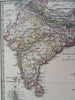 India Southeast Asia Indonesia Malaysia Thailand 1880 Stulpnagel detailed map