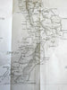 Southern Italy Calabria Naples Reggio Calabria Messina 1842 scarce Italian map