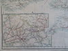 British Isles Railways Ireland England Scotland Wales c. 1855-60 Fullarton map