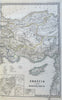 Eastern Mediterranean Doric Migration Greece Anatolia 1865 Menke historical map