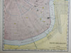 New Orleans 1898 original large detailed city plan Marine Hospital & Fairgrounds