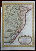 Southern Brazil Paraguay Rio de la Plata So. America 1757 Didot engraved map