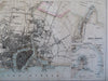 Eastern England Harbor Towns Hull Hartlepool Whitey c. 1855-60 Fullarton map