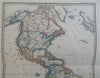 North & South America Caribbean territorial United States 1880 Stulpnagel map