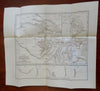 Bukhara & Environs Samarkand Uzbekistan 1899 Johnston scarce detailed map