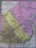 Quebec Three Rivers New Brunswick Nova Scotia 1848 Cowperthwaite Mitchell map