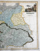 German Confederation Austrian Empire Prussia Poland 1820 Thomson decorative map