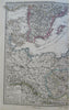 Prussia Baltic Sea Poland Lithuania Latvia Estonia 1879 Petermann detailed map