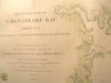 Chesapeake Bay Potomac River to Pocomoke Sound 1859 U.S.C.S. old nautical chart