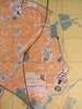 Utrecht Netherlands City Plan Newspaper Map 1954 large detailed map